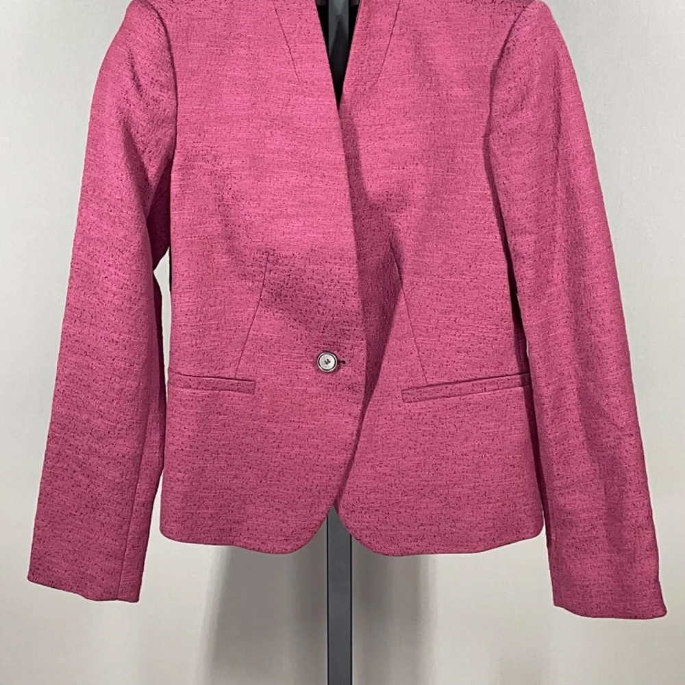 NEW Loft Blazer Jacket Womens 0 petite purple preppy colorful classic - Picture 3 of 9